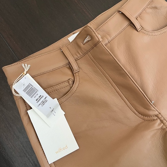 Aritzia Wilfred Melina Cropped Pant Size 0 - Picture 2 of 6